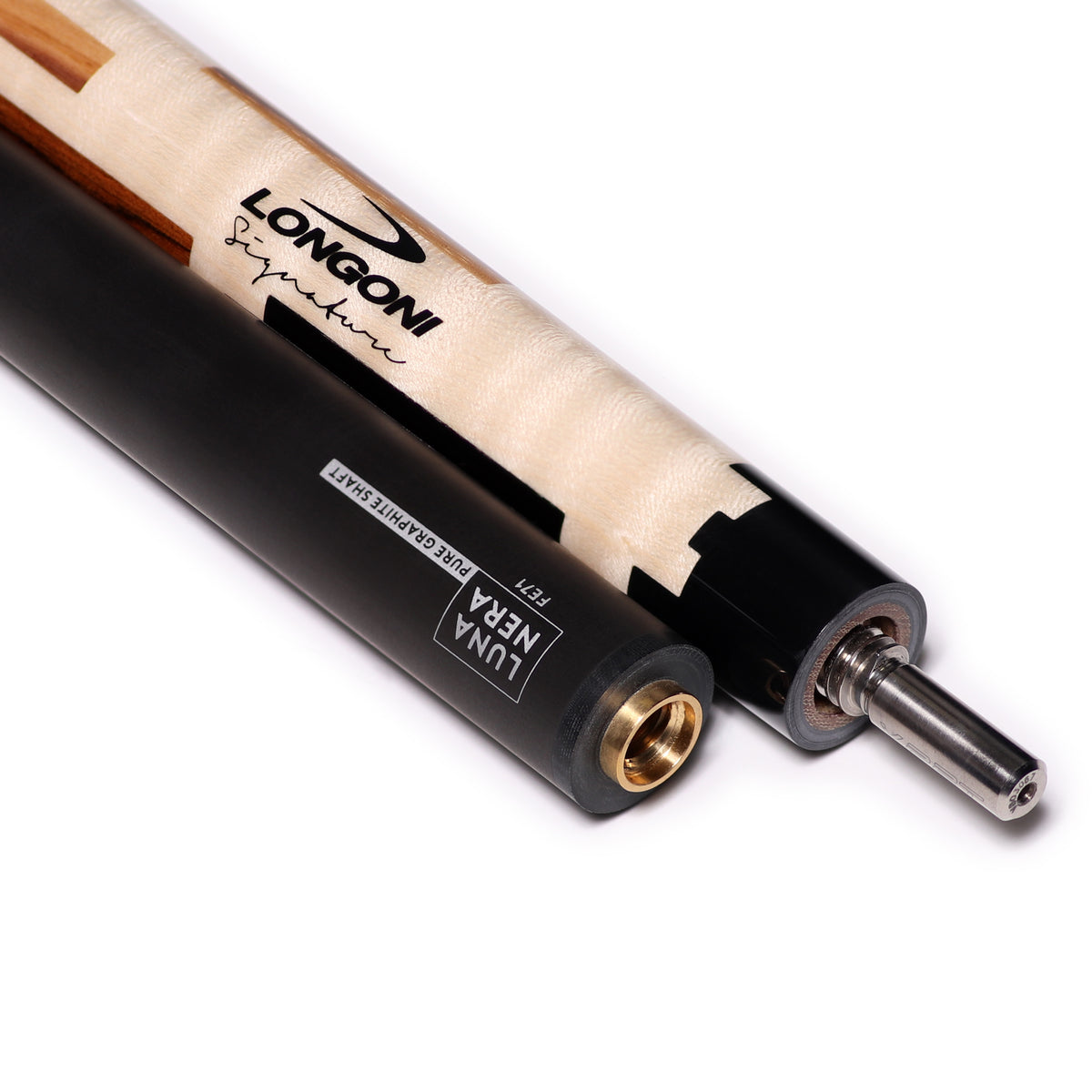 LONGONI CAROM CUE ARMONIA WOOD JOINT WITH S20 E71 SHAFTS