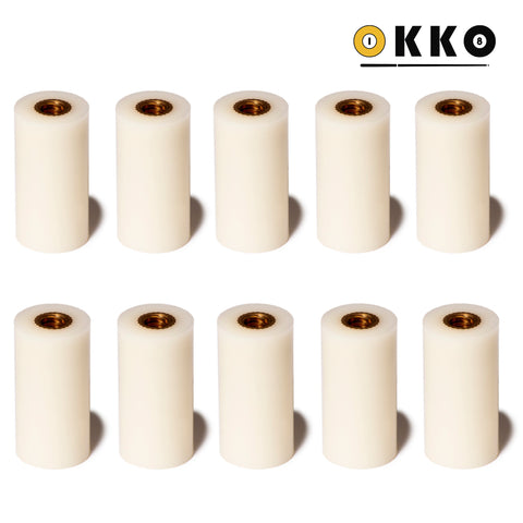 OKKO Billiard Ferrules for Screw-On Tips Ø13mm, Pack of 10