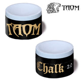 Taom Billiard Pool Chalk 2.0 Blue 1 pc w/Bullet Chalk Holder