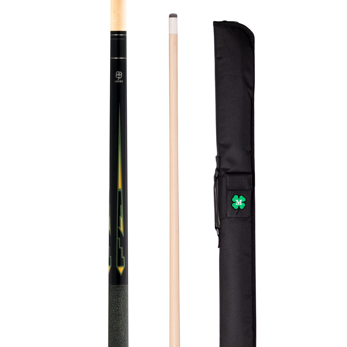 McDermott Lucky L65 Pool Cue FREE Soft Case w/Embroidered Clover