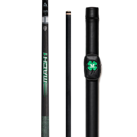 McDermott Vanquish Mach 1 Carbon Fiber Break Pool Cue Linen Wrap FREE Hard Case
