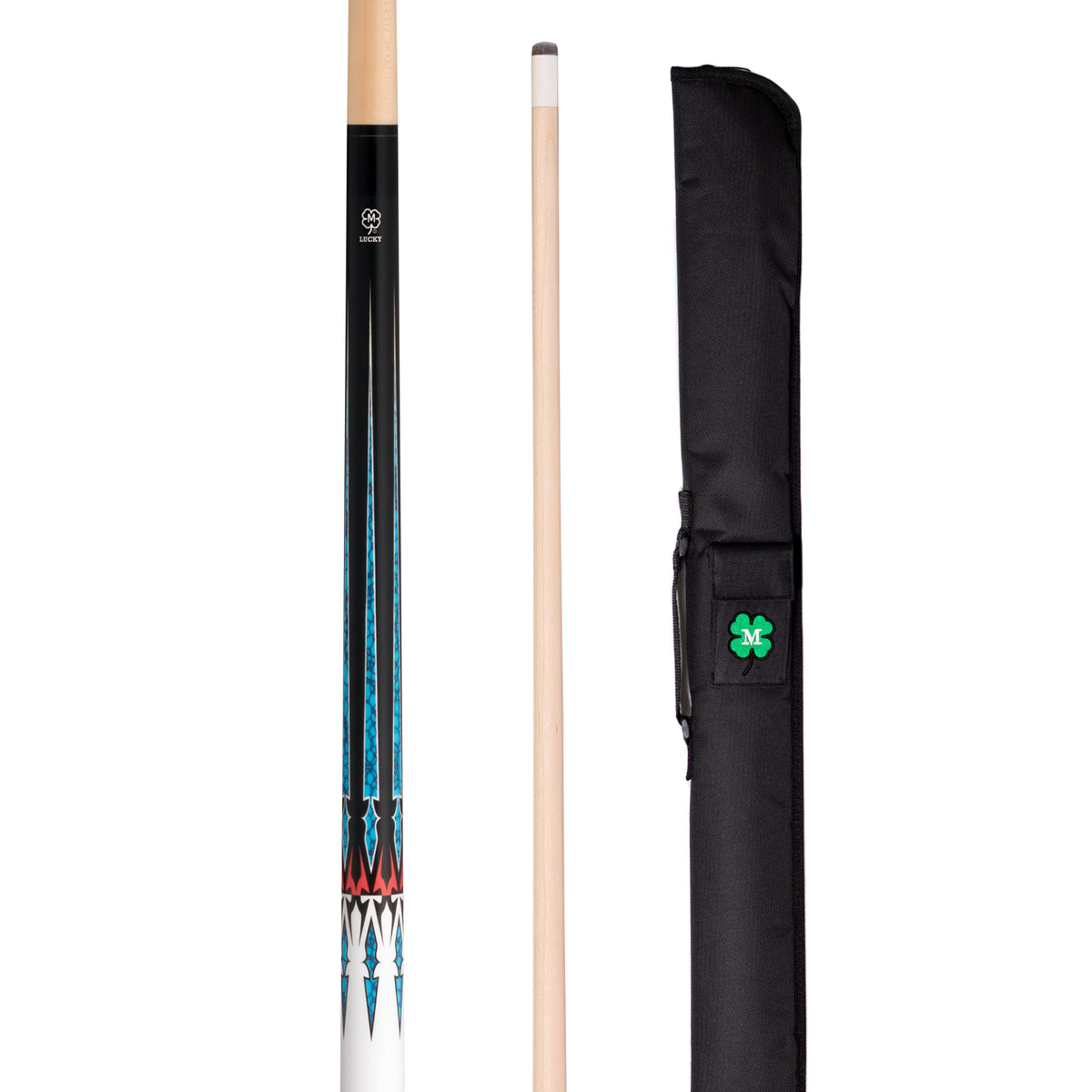 McDermott Lucky L81 Pool Cue FREE Soft Case w/Embroidered Clover