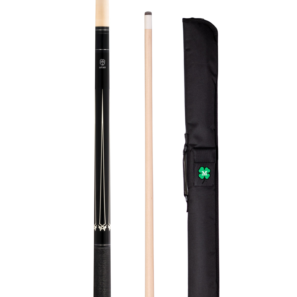 McDermott Lucky L16 Pool Cue FREE Soft Case w/Embroidered Clover