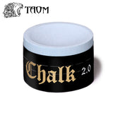 Taom Billiard Pool Chalk 2.0 Blue 1 pc w/Bullet Chalk Holder