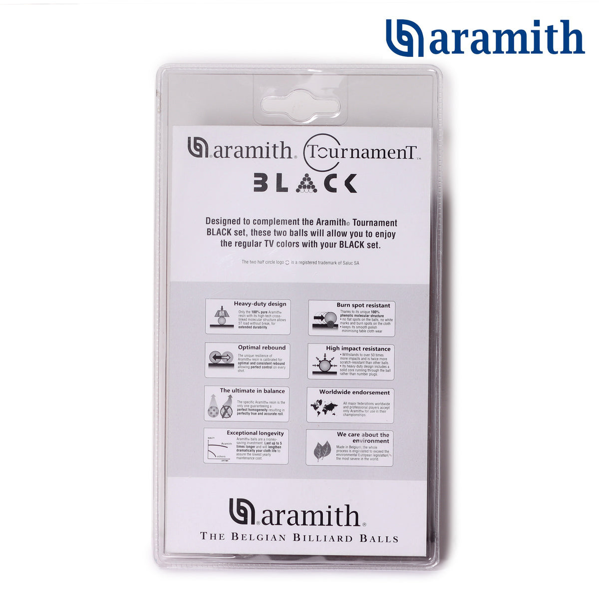 Aramith Tournament Black No.5 and No.13 Pool Balls 2 1/4