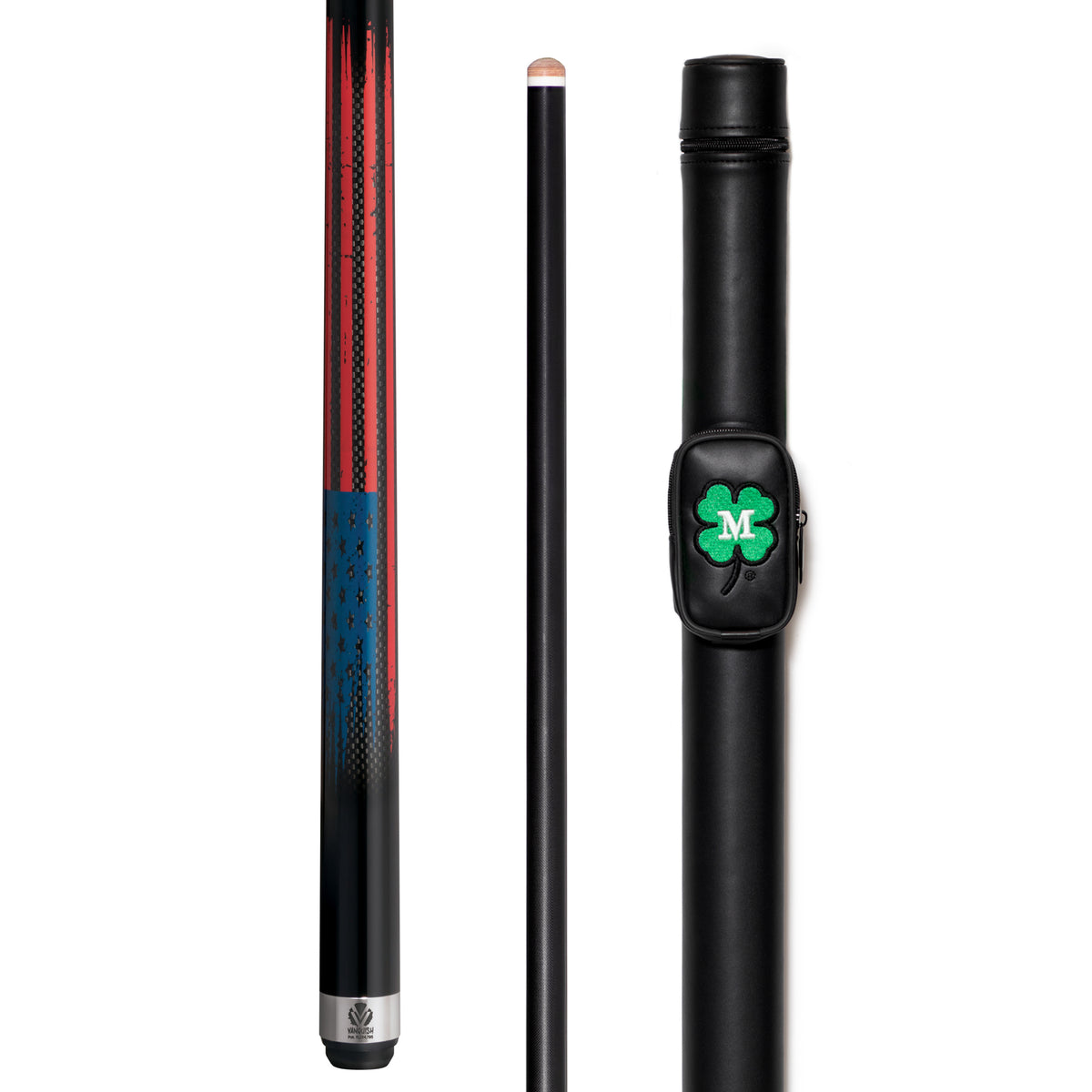 McDermott Vanquish VQ1 Carbon Fiber Playing Pool Cue 12 mm Tip No