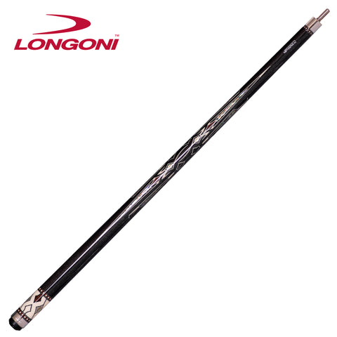 Longoni Nirvana 2 Nox Silver Pool Cue Butt