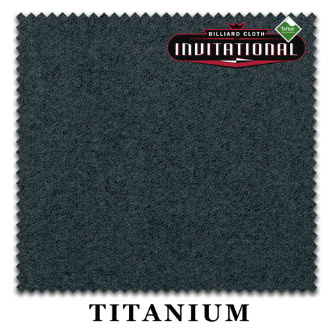 8 ft Championship Invitational Teflon® Titanium Pool Table Cloth with 6 Pre-Cut Rails