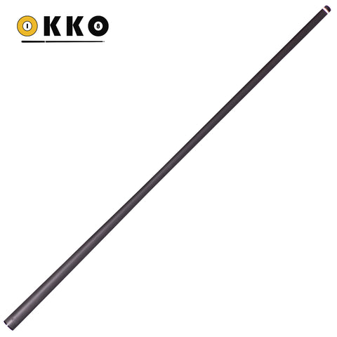 OKKO Carbon Fiber Shaft for Pool Cues, 12.5 mm cue tip, 5/16"-18 Joint, White Ferrule