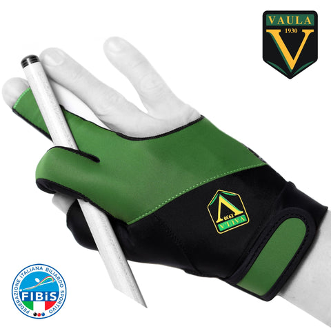 Vaula Pro Billiard Glove for Right Hand Green M