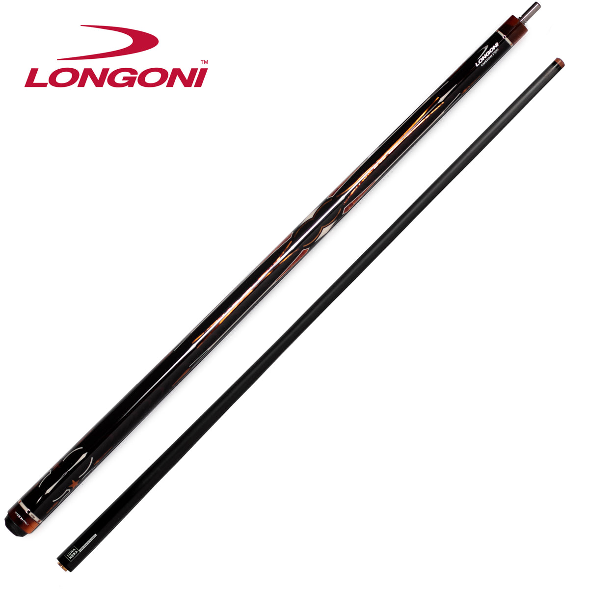 Longoni Epica Carom Cue w/Luna Nera Shaft – Billiard City