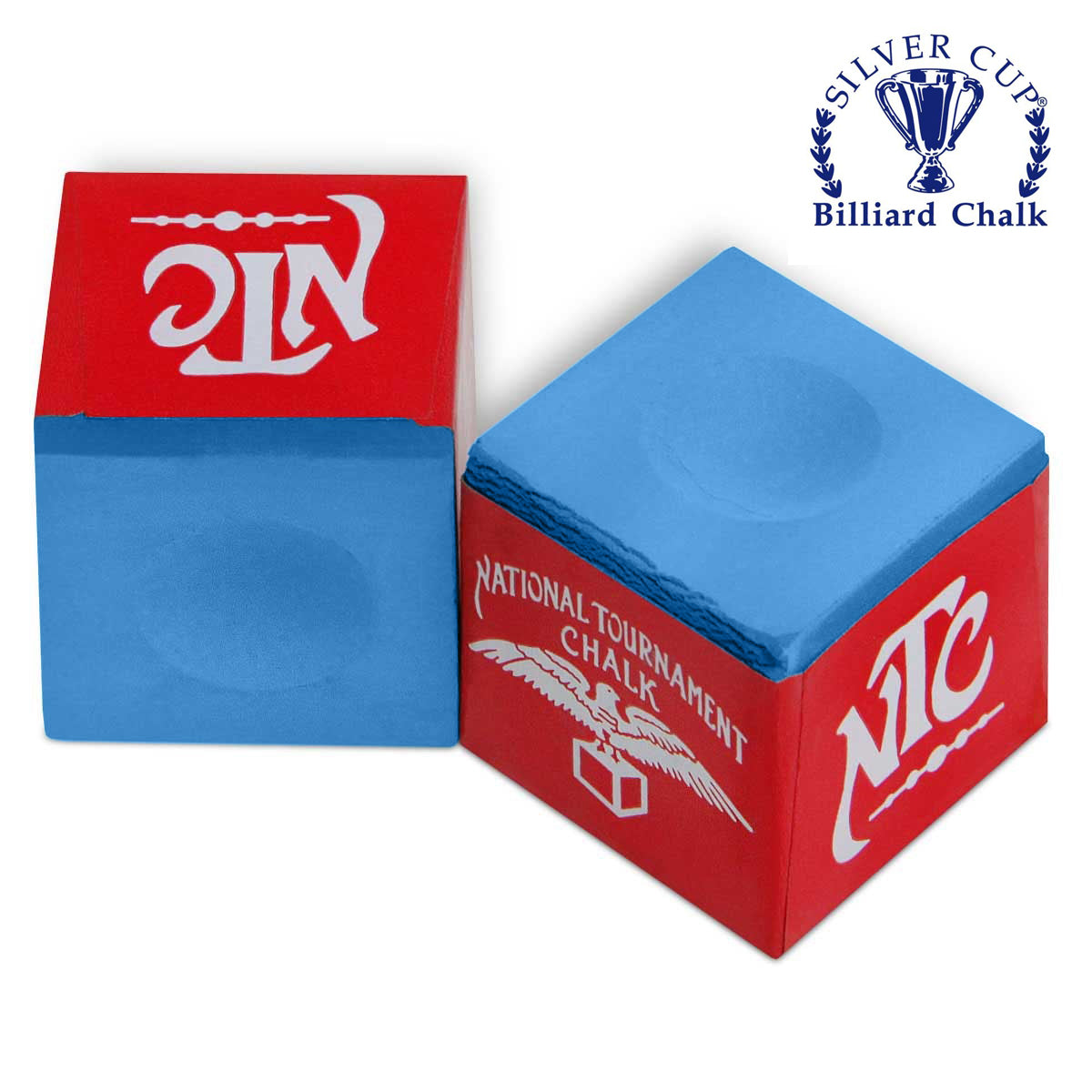 National Tournament Chalk！1gross National Tournament Billiard Chalk Tournament Blue 12 pcs