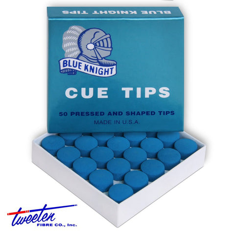 Blue Knight Cue Tip Ø14mm 50 pcs 1 box
