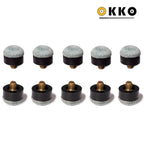 OKKO Billiard Screw-On Tips Ø12mm Soft, Pack of 10