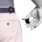 OKKO Retractable Round 8-Ball Chalker w/Belt Clip Black