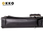 OKKO Billiard Hard Deluxe Oval Case Croco Black 3x5