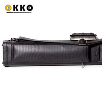 OKKO Billiard Hard Oval Deluxe Case Croco Black 3x5