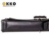 OKKO Billiard Hard Oval Deluxe Case Croco Black 3x5
