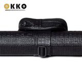 OKKO Billiard Hard Round Case Croco Black 1x1