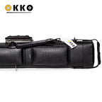 OKKO Billiard Hard Deluxe Oval Case Croco Black 3x5