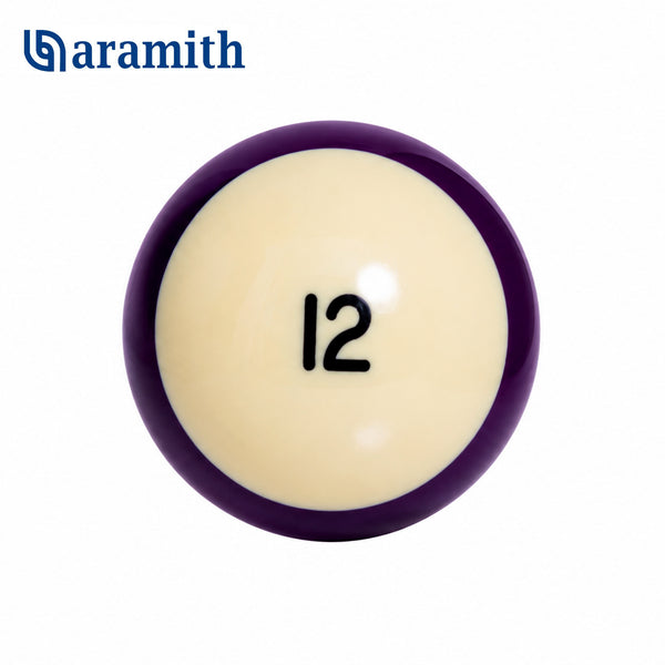 Aramith Crown Standard Pool Replacement Ball 2 1/4" #12