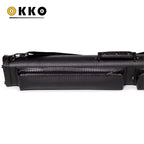 OKKO Billiard Hard Deluxe Oval Case Croco Black 3x5