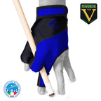 Vaula Pro Billiard Glove for Left Hand Blue M