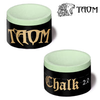 Taom Magnetite Combo Billiard Chalk Holder and Snooker Chalk 2.0 Green