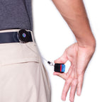 OKKO Retractable 8-Ball Chalker  w/Belt Clip Black
