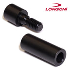 Longoni Nero Carom Cue Joint Protectors, Set for Shaft and Butt, Wooden Joint
