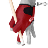Kamui Billiard Glove QuickDry for Left Hand Red L