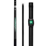 McDermott Vanquish Mach 1 Carbon Fiber Break Pool Cue Leather Wrap  FREE Hard Case