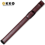 OKKO Billiard Hard Deluxe Oval Case Burgundy 1x1