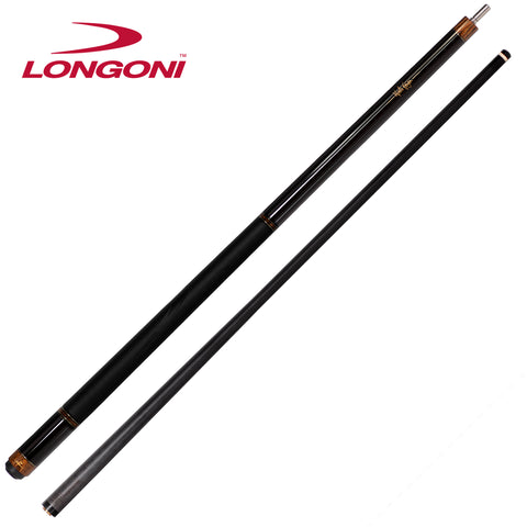 Longoni Sparkle Leather Pool Cue w/Luna Nera Shaft