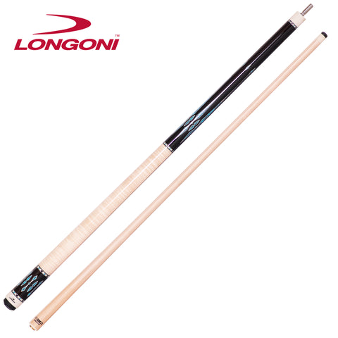 Longoni Black Mamba II Natural Pool Cue w/S20 Shaft