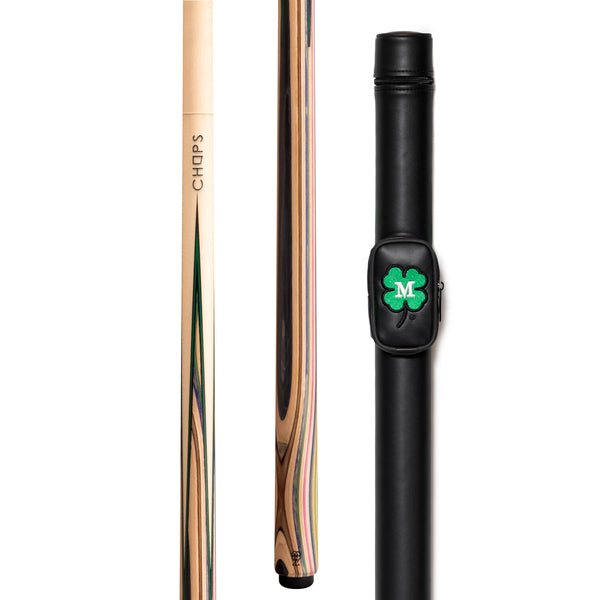 McDermott CHOPSP1 Chops Sneaky Pete Skateboard Pool Cue FREE Hard Case