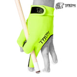 Taom Midas Billiard Glove for Left Hand Lime Yellow XL