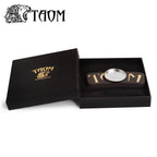 Taom Magnetite Combo Billiard Chalk Holder and V10 Chalk Blue
