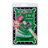 Cue Cube Tip Tool 2 in 1 Silver and Master Chalk Combo