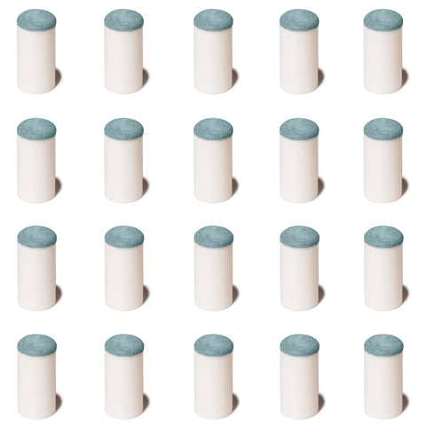 OKKO Billiard Slip-On Tips Ø12mm Soft, Pack of 20