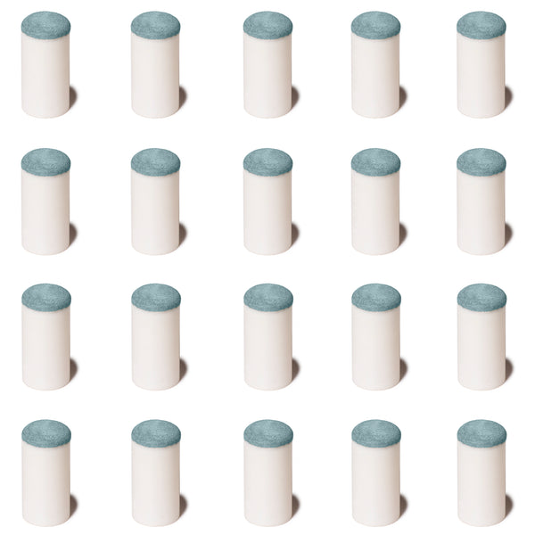 OKKO Billiard Slip-On Tips Ø12mm Soft, Pack of 20