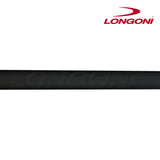 Longoni Galaxy Cyan Elk Style Leather Pool Cue w/Luna Nera Shaft