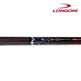 Longoni Papilio Lux Arcobaleno Pool Cue w/Luna Nera Shaft