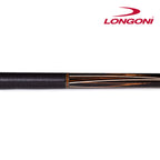 Longoni Flames Linen Pool Cue Butt