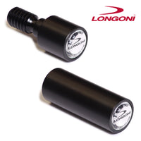 Longoni Nero Carom Cue Joint Protectors, Set for Shaft and Butt, Wooden Joint