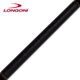 Longoni Flames Leather Pool Cue Butt