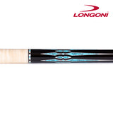 Longoni Black Mamba II Natural Pool Cue w/S2 Shaft