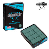 Championship Billiard Chalk Green 12 pcs