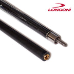 Longoni Nirvana 2 Nox Silver Pool Cue w/Luna Nera Shaft
