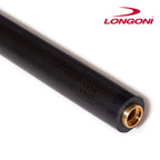 Longoni Luna Nera Pool Cue Shaft 12.4 mm Uni-Loc White Ferrule